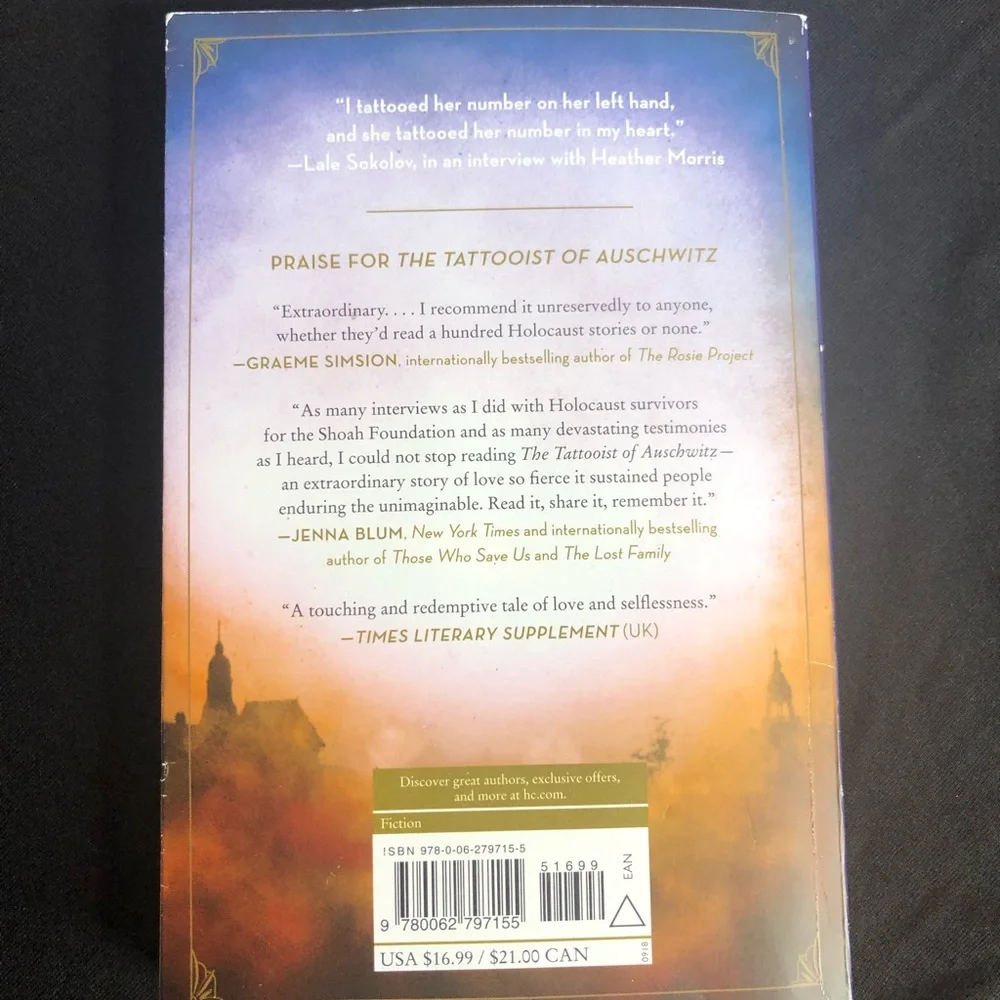 The Tattooist of Auschwitz Book